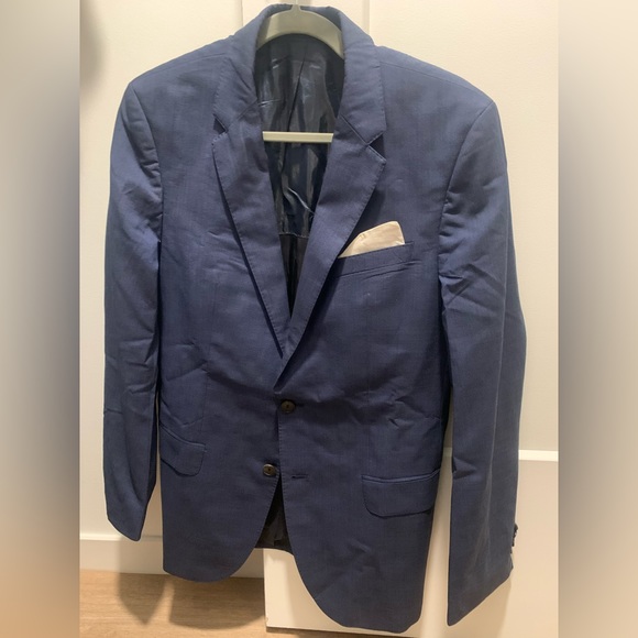 Hugo Boss navy blue suit with suit pants - Picture 1 of 7